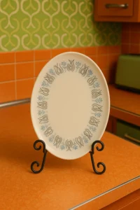 Vintage Royal China Blue Heaven Oval Platter – Mid-Century Modern 1960s