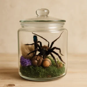 Handmade Oddities Terrarium with Preserved Tarantula – Retro Hutch