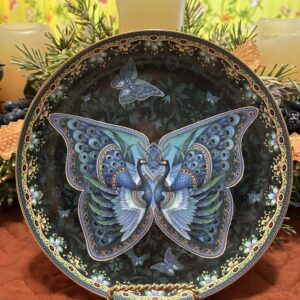 Bradex Enchanted Wings “Sapphire Splendor” Collector Plate