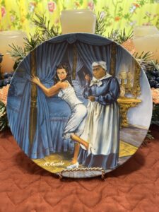 Gone With The Wind “Lacing Scarlett” Plate by Knowles China (8.5”) | Retro Hutch Antiques
